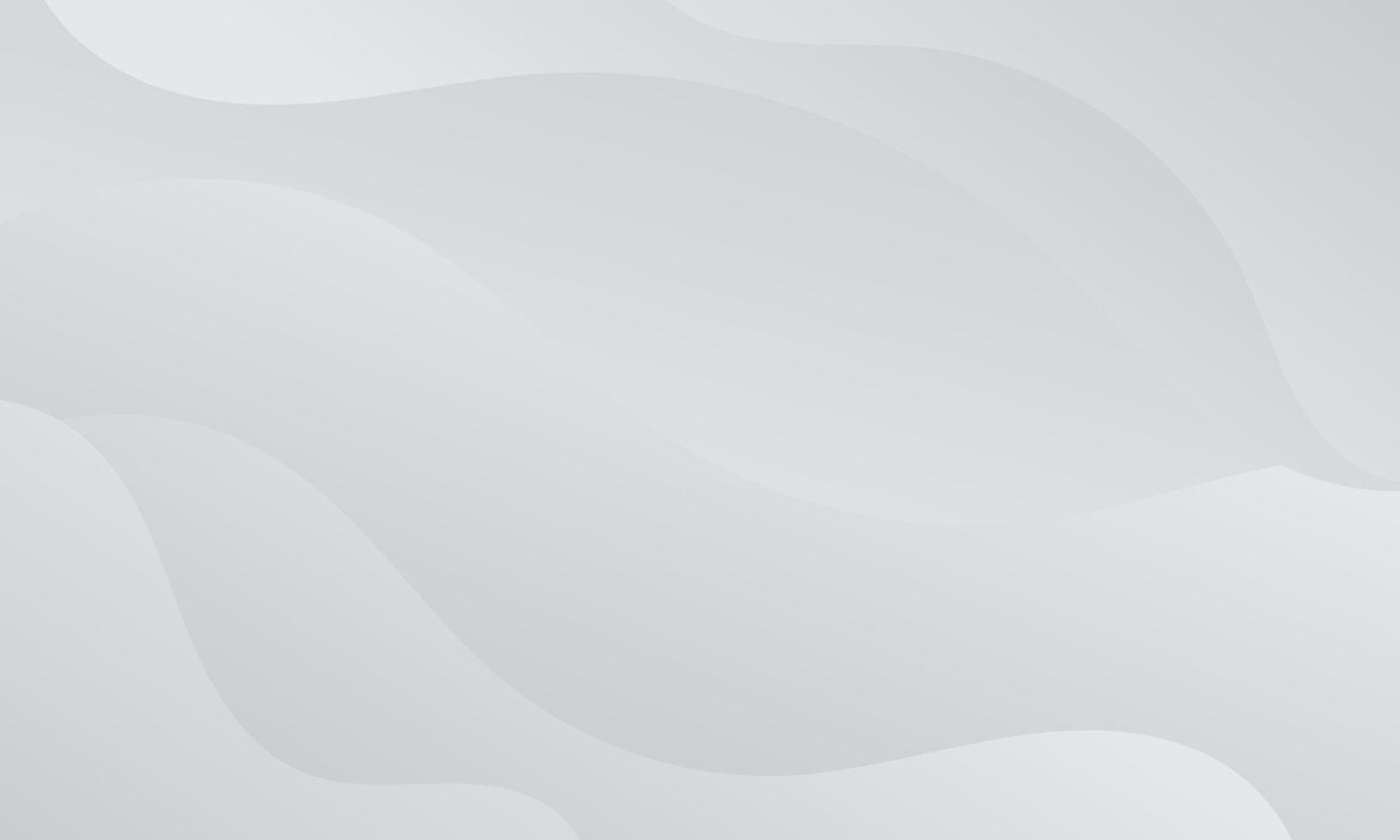 Abstract White Fluid Wave Background vector