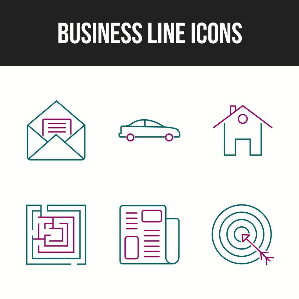 Business icon set for personal and commecal use vector