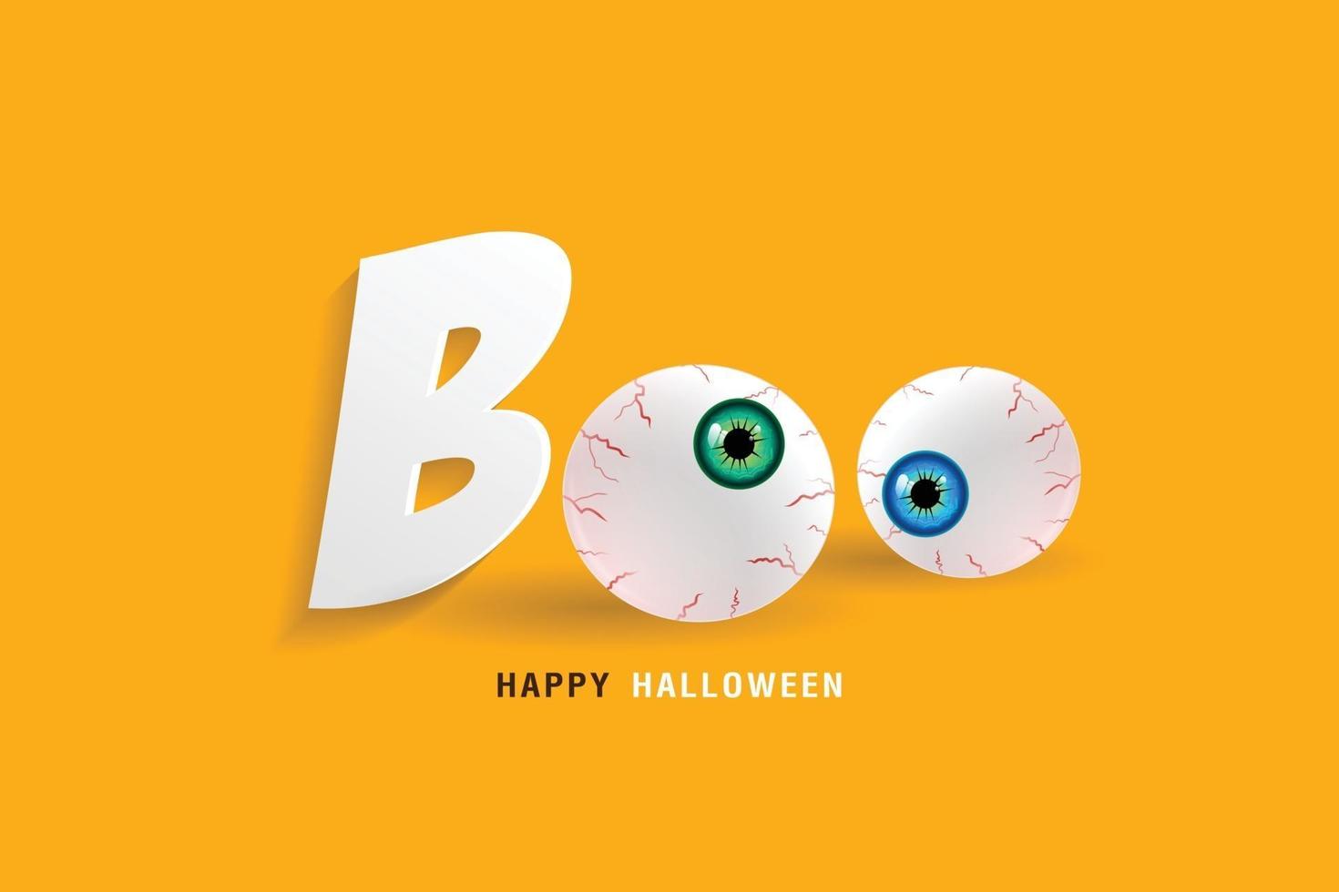 feliz Halloween. diseño de ilustración vectorial. vector