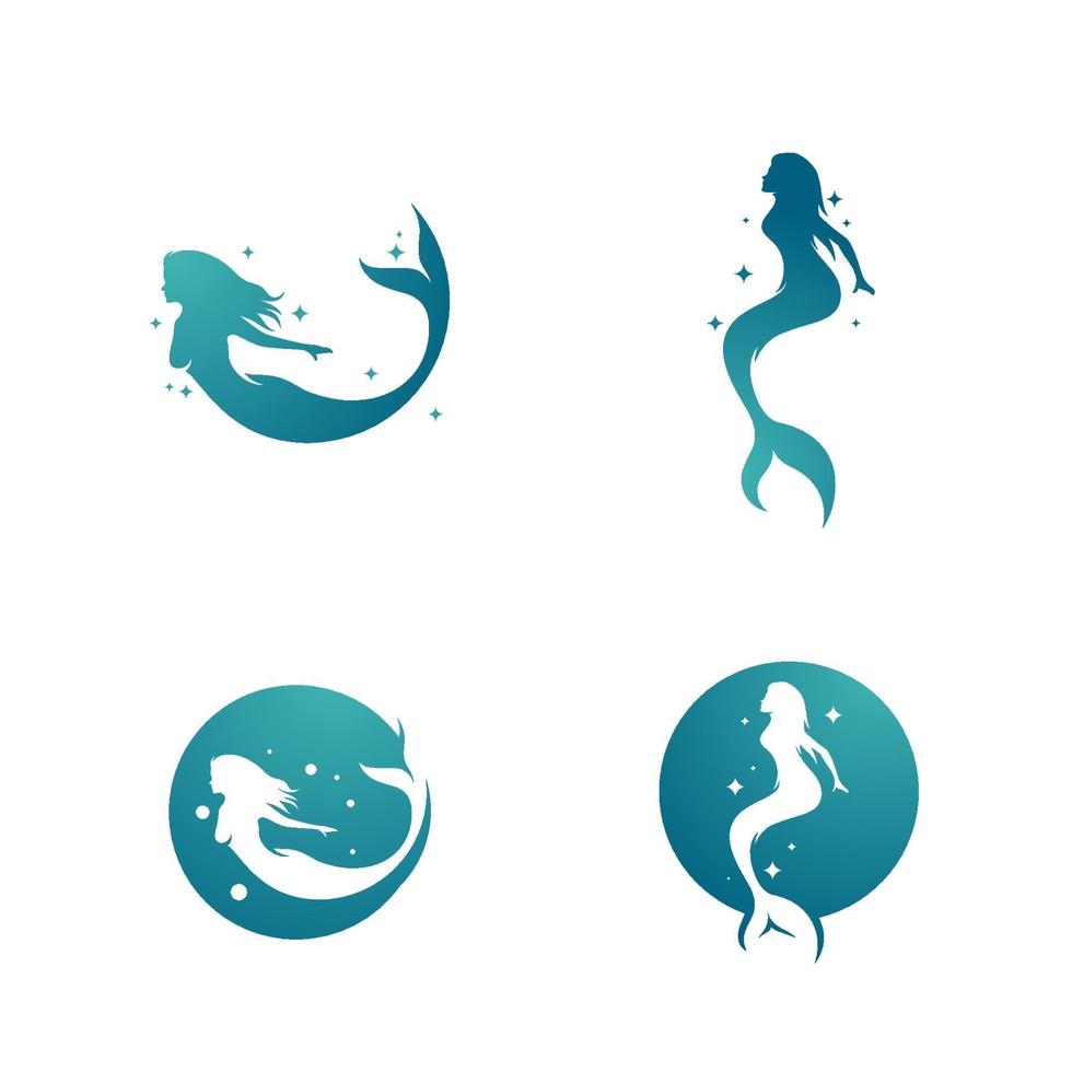 Mermaid vector illustration design