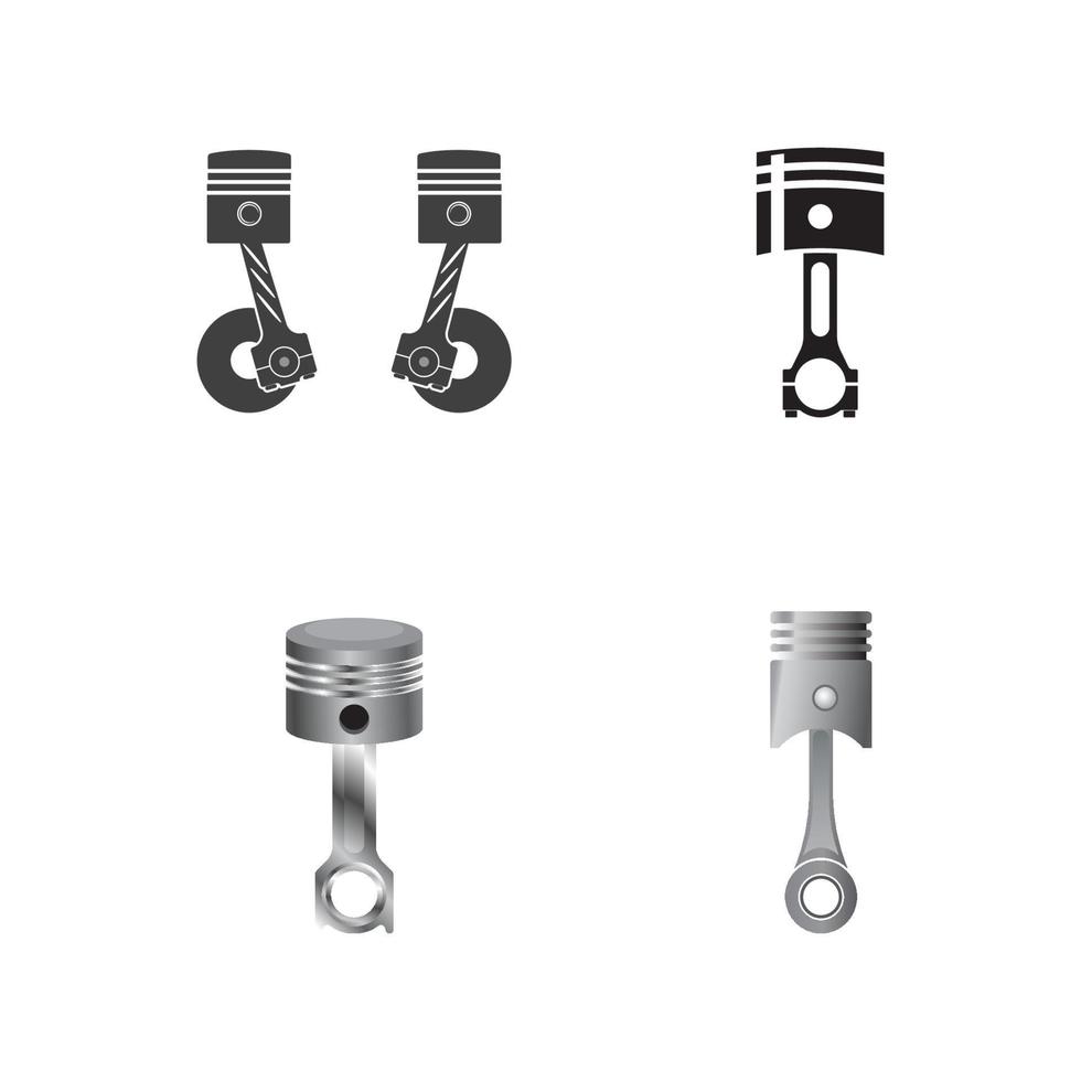 piston Vector icon design illustration Template