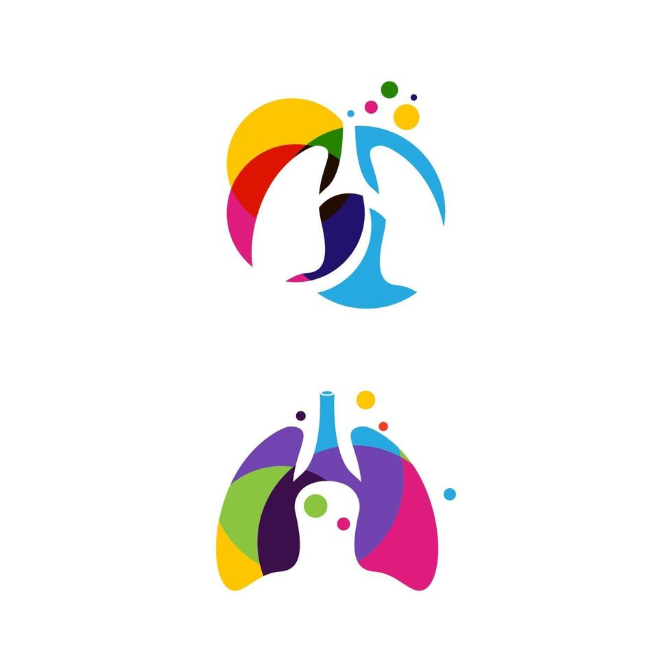 Lung Vector icon for medical design