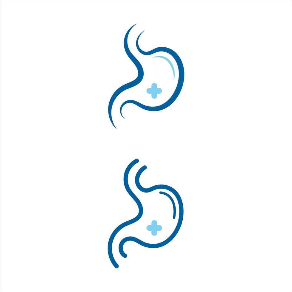 stomach care icon designs concept vector