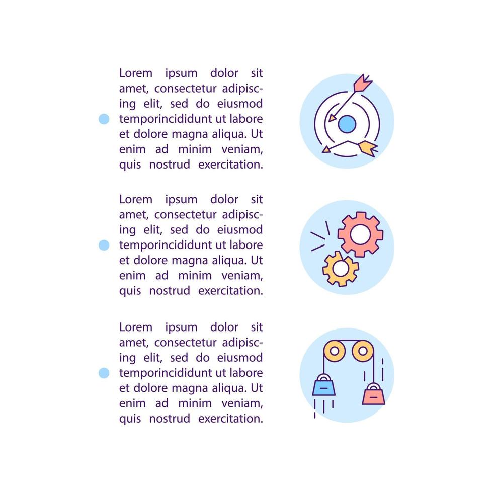 Problem with productivity concept line icons with text vector