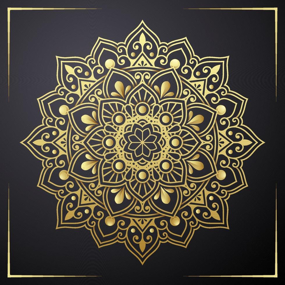 floral mandala art vector design