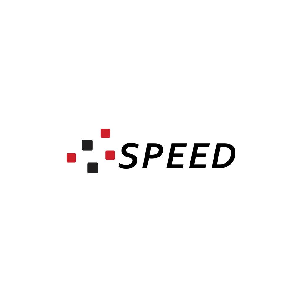 icono de ilustración de vector de diseño de plantilla de logotipo de velocidad