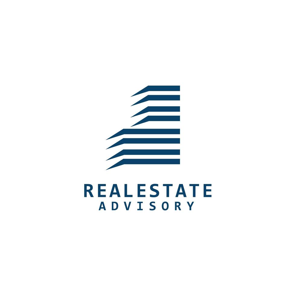 Real estate logo template design vector icon illustration