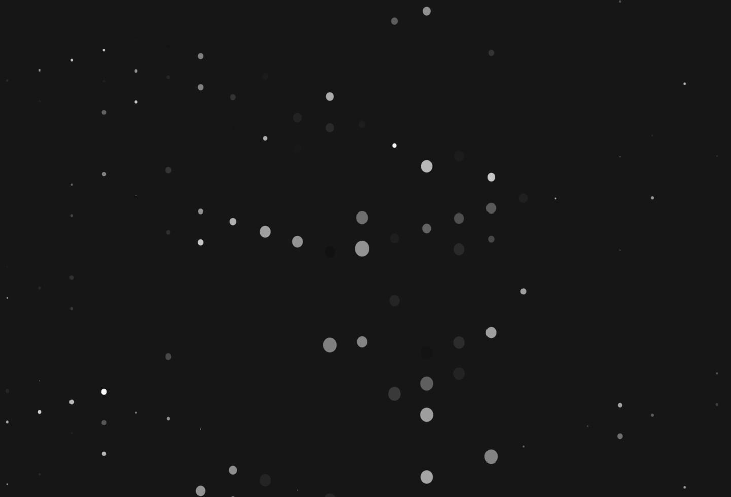 Light Silver, Gray vector pattern with spheres.