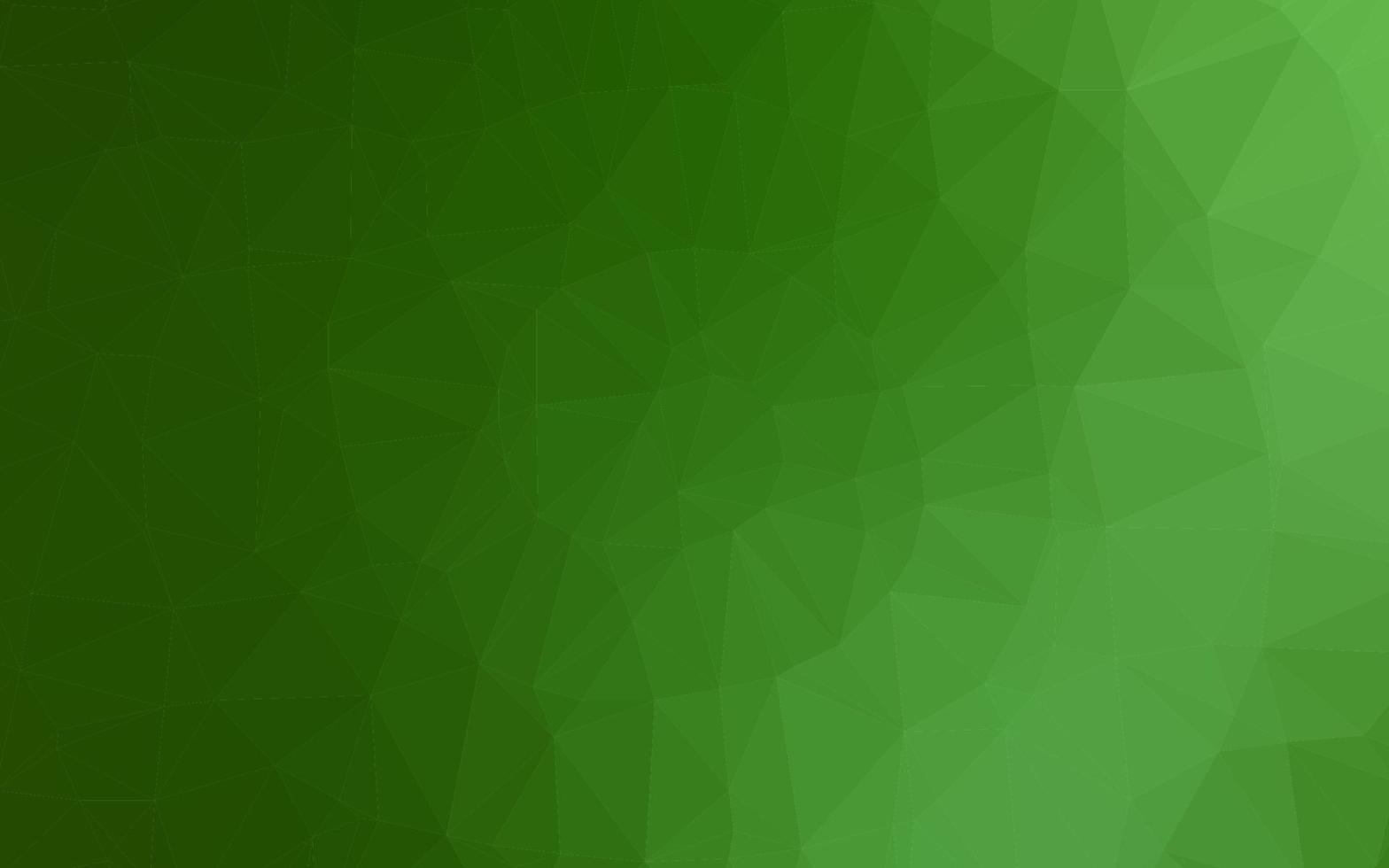 Light Green vector triangle mosaic texture.