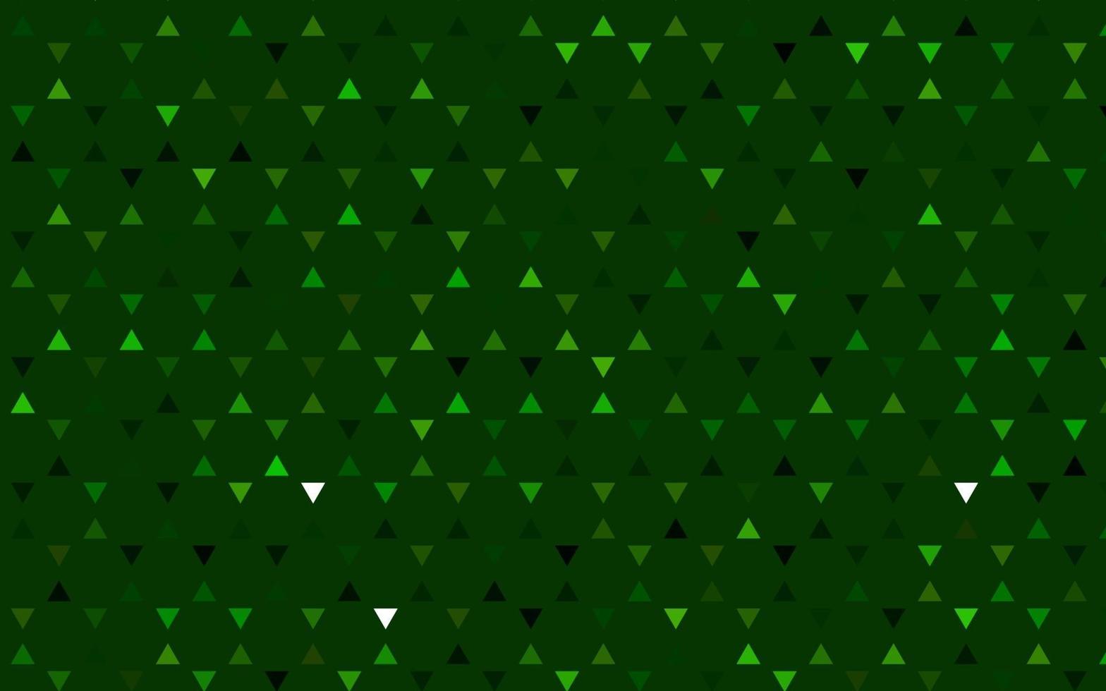 Light Green vector seamless texture in triangular style.