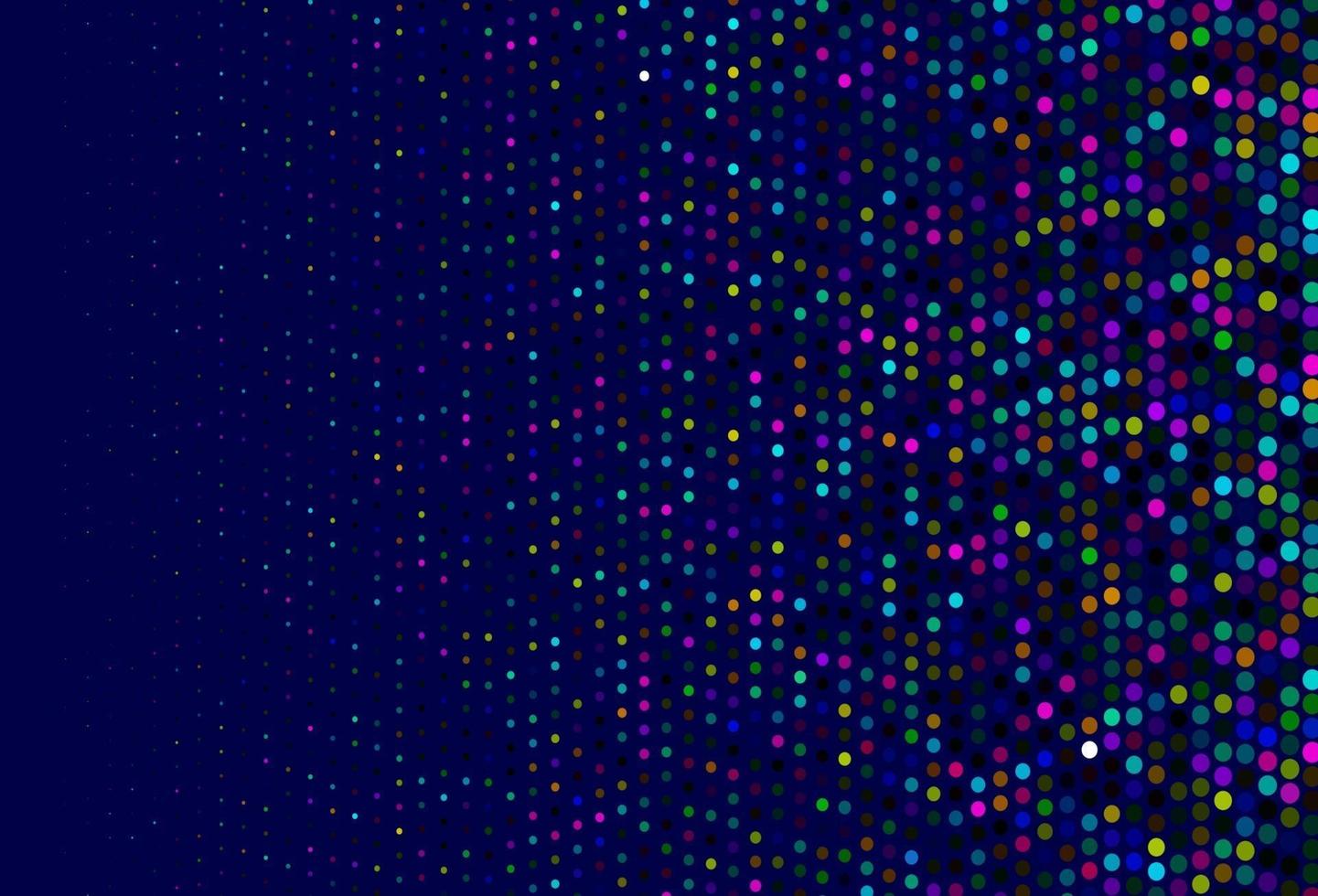 Dark Multicolor, Rainbow vector cover with spots.