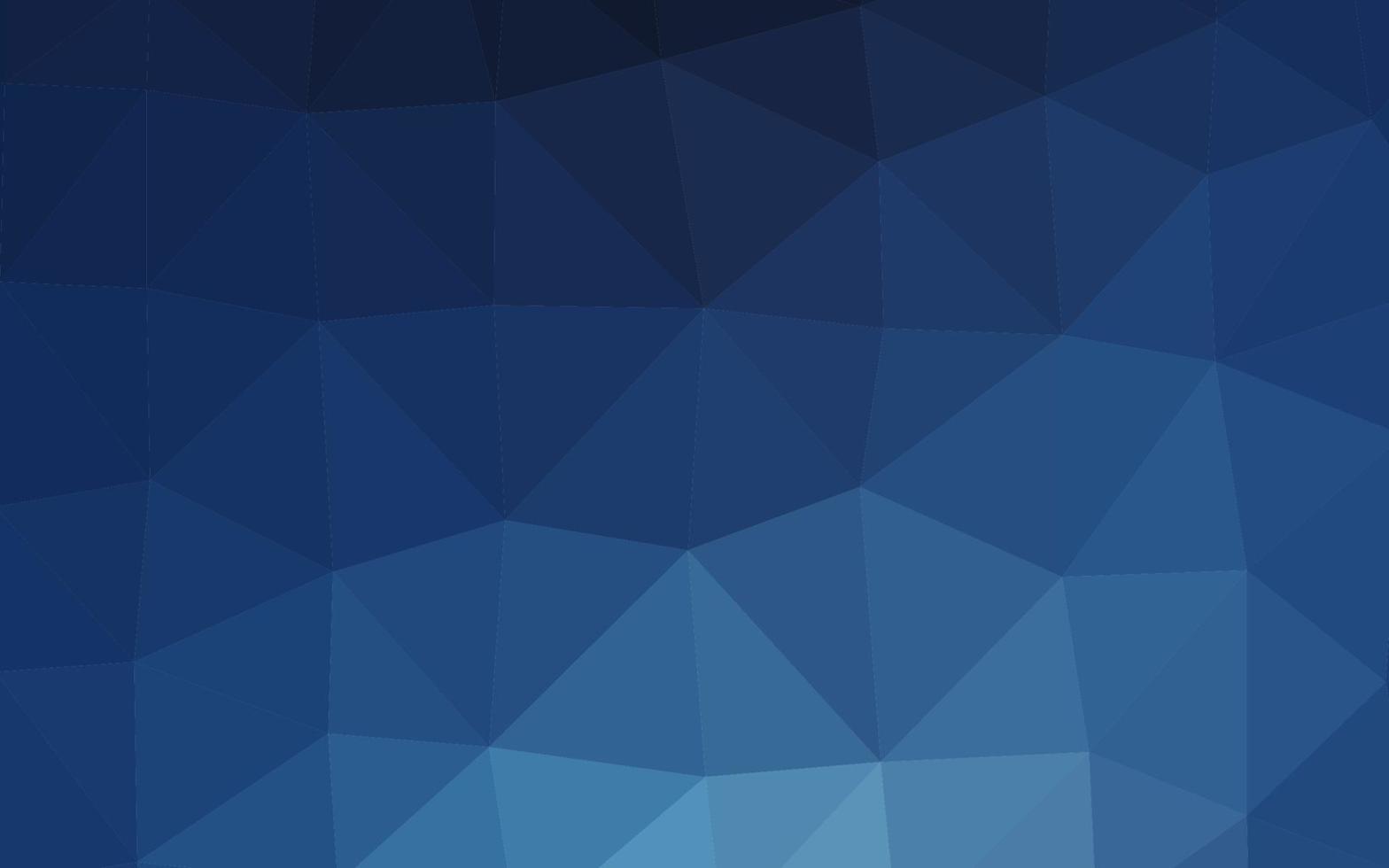 Dark BLUE vector abstract polygonal texture.