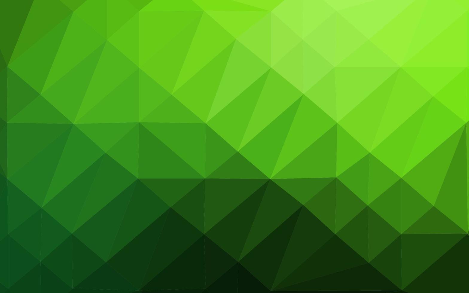 Light Green vector polygonal template.