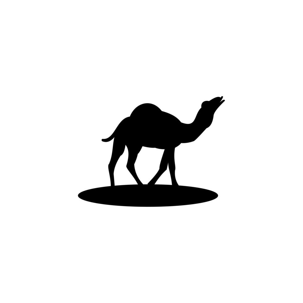 Camel logo template vector illustration design, animal.