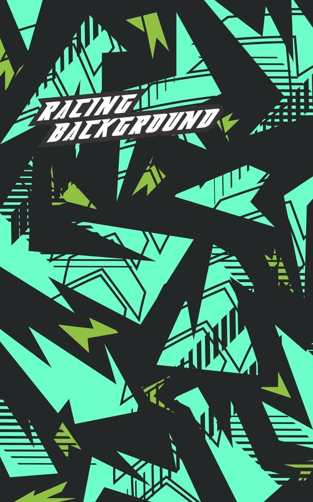 Abstract geometric background for sports, t-shirt, racing car livery. vector