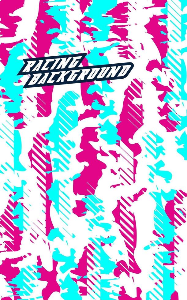 Abstract geometric background for sports, t-shirt, racing car livery. vector