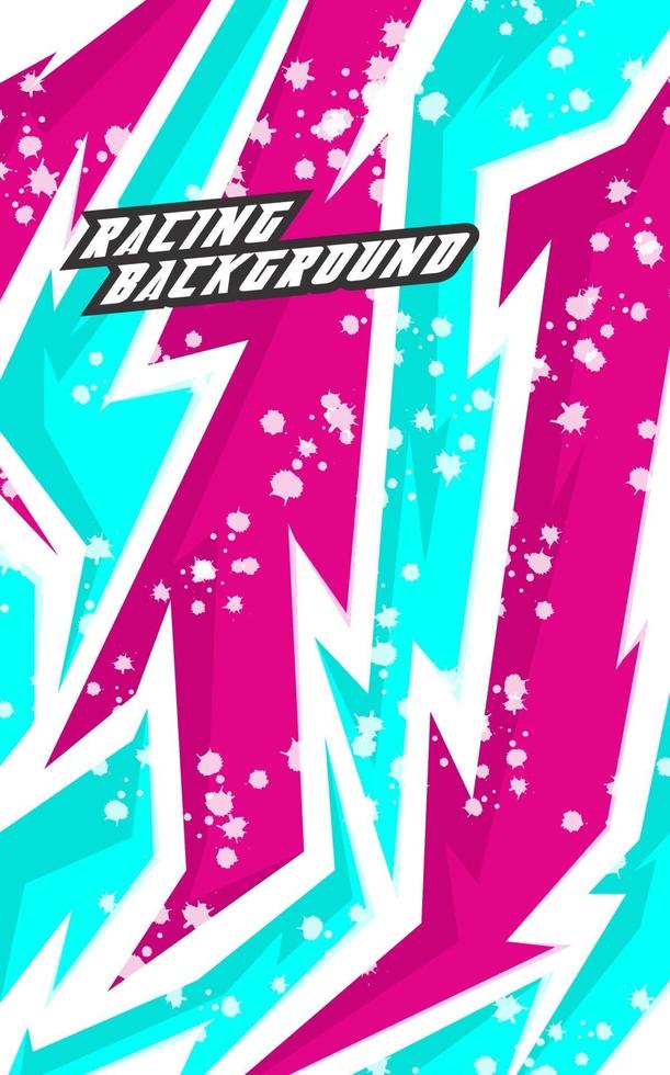 Abstract geometric background for sports, t-shirt, racing car livery. vector