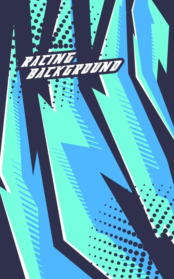 Abstract geometric background for sports, t-shirt, racing car livery. vector
