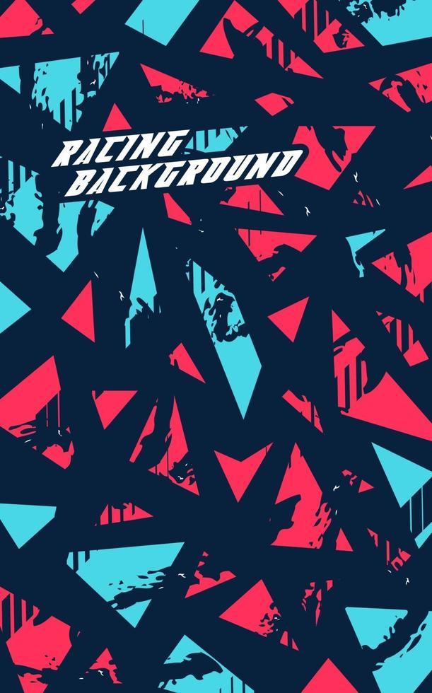 Abstract geometric background for sports, t-shirt, racing car livery