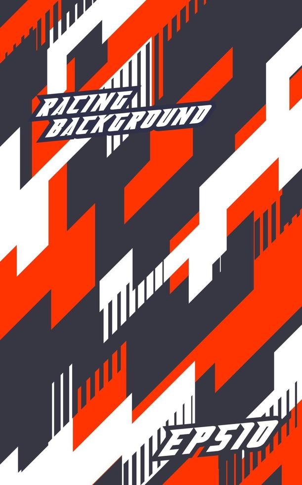 Abstract geometric background for sports, t-shirt, racing car livery. vector