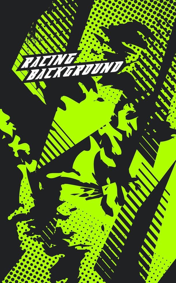 Fondo geométrico abstracto para deportes, camiseta, librea de coche de carreras. vector