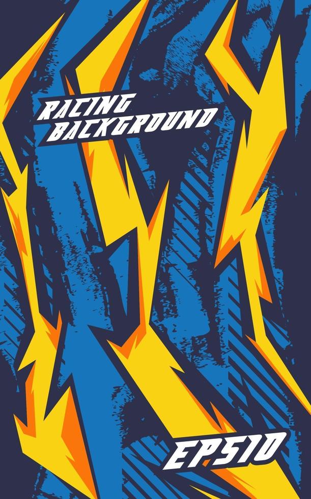 Abstract geometric background for sports, t-shirt, racing car livery. vector