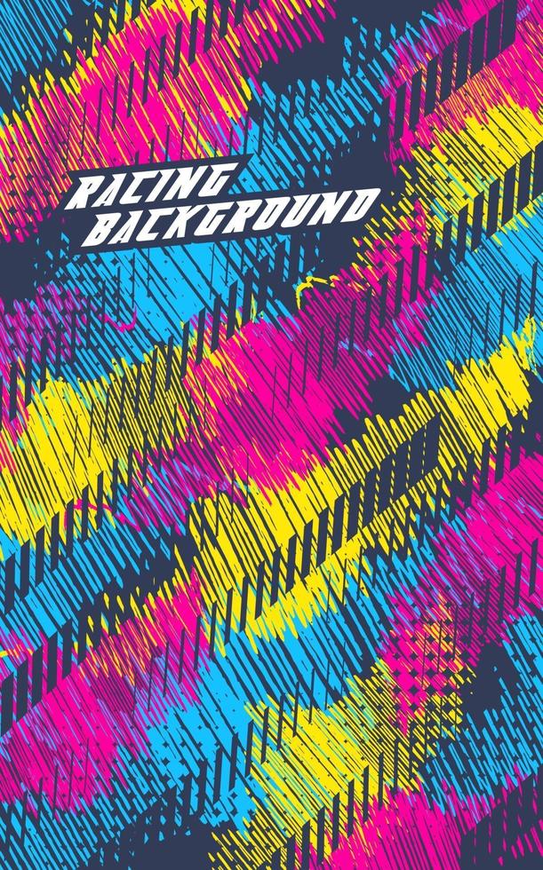 Abstract geometric background for sports, t-shirt, racing car livery. vector