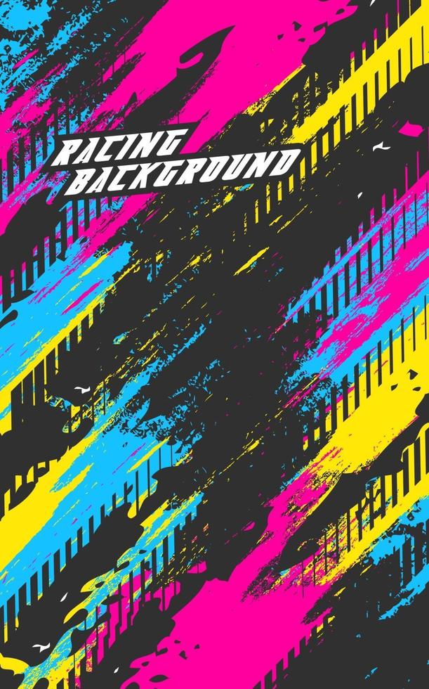 Abstract geometric background for sports, t-shirt, racing car livery. vector