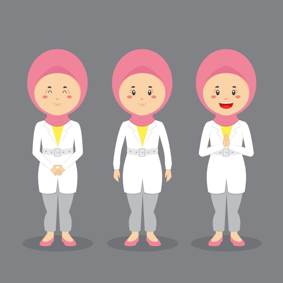 People Character with Various Expression vector