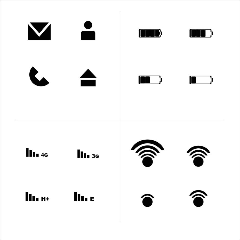 icons vector battery