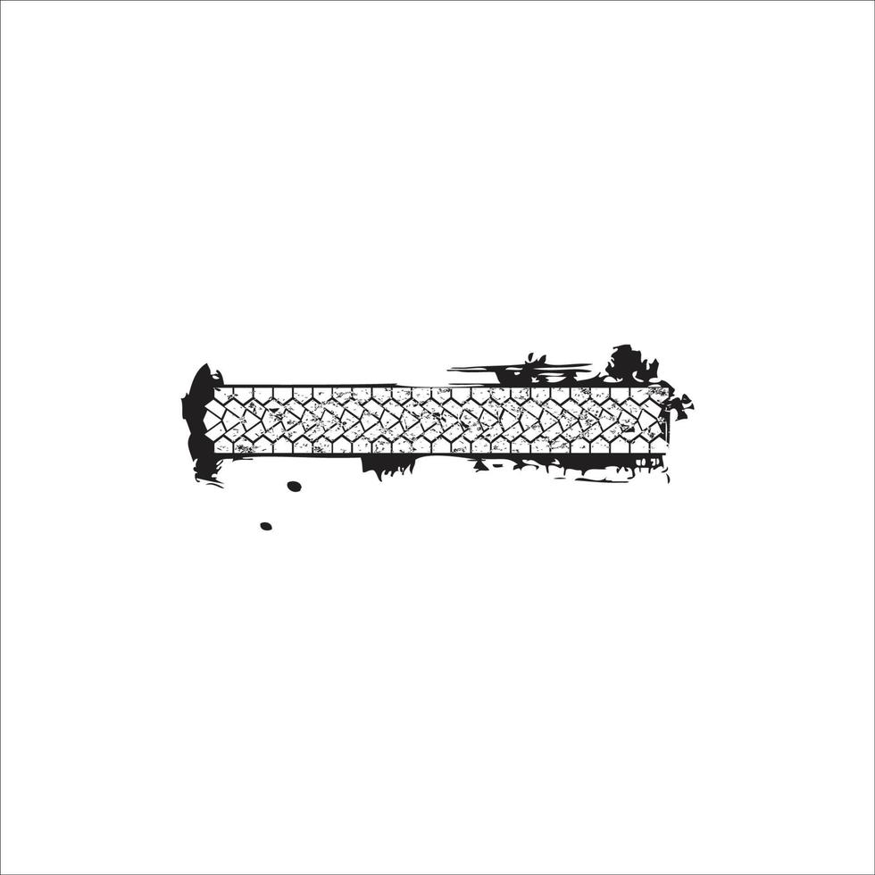 tire tracks vector