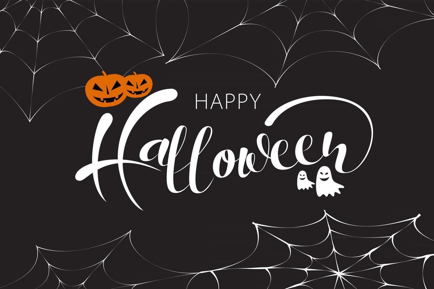 Happy Halloween sale banners or party invitation background. vector