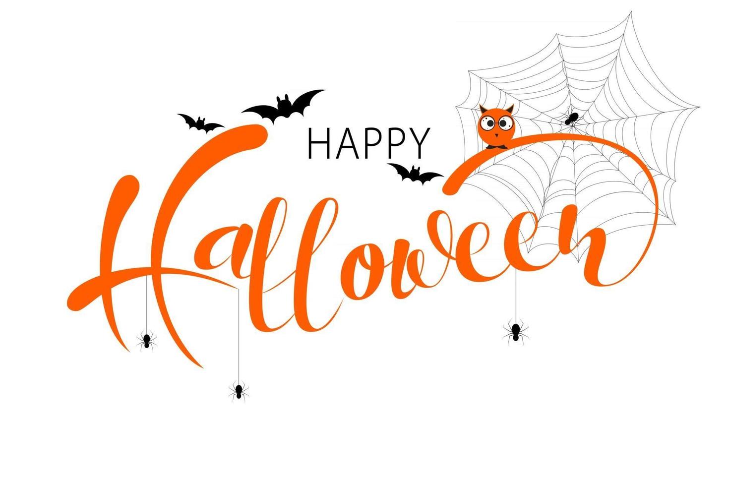 Happy Halloween sale banners or party invitation background. vector