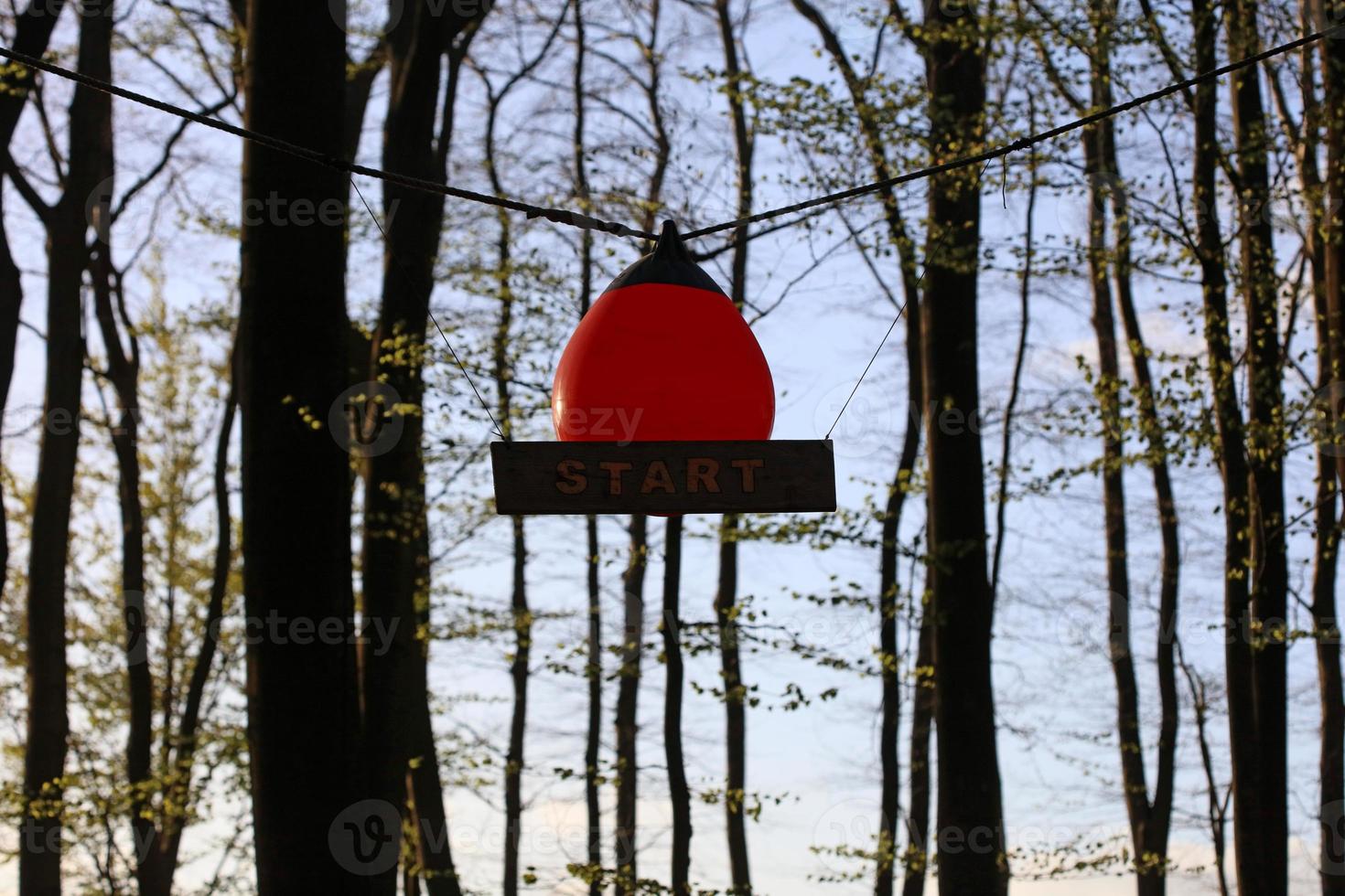 Kletterwald in haltern am see man alone modeling background prints photo