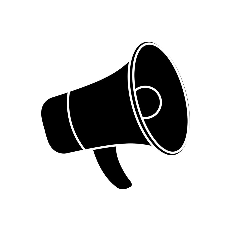 Isolated megaphone icon vector design