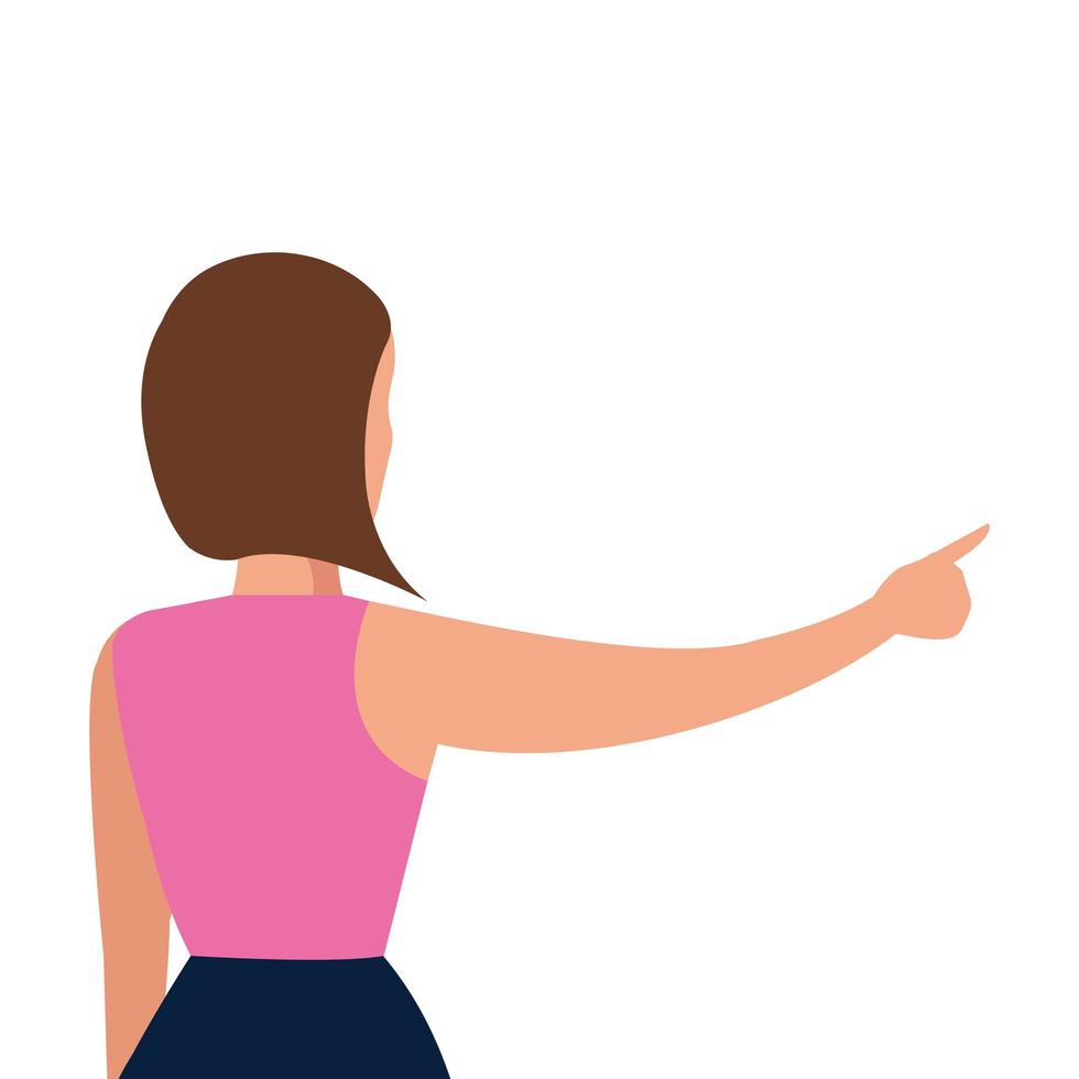avatar woman person vector design