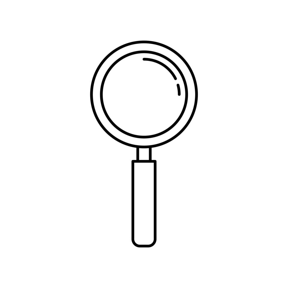 Isolated lupe icon vector design