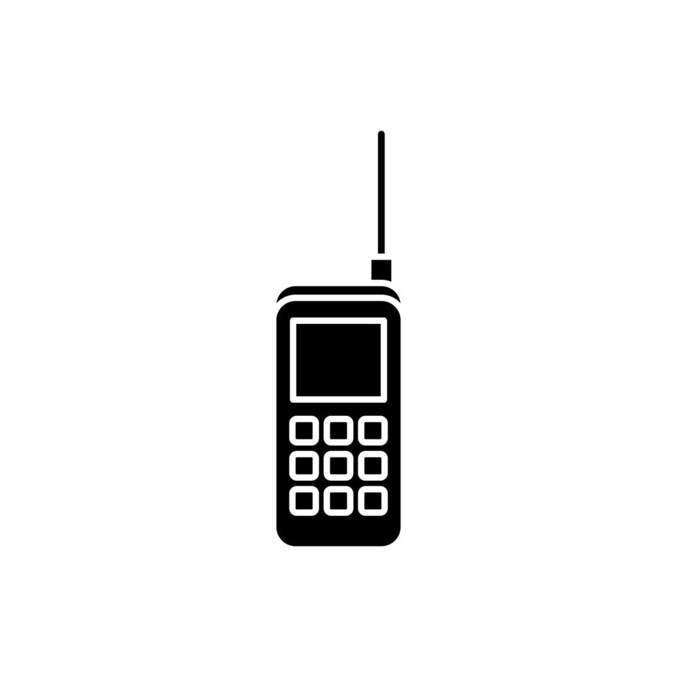 diseño de vector de icono de teléfono aislado