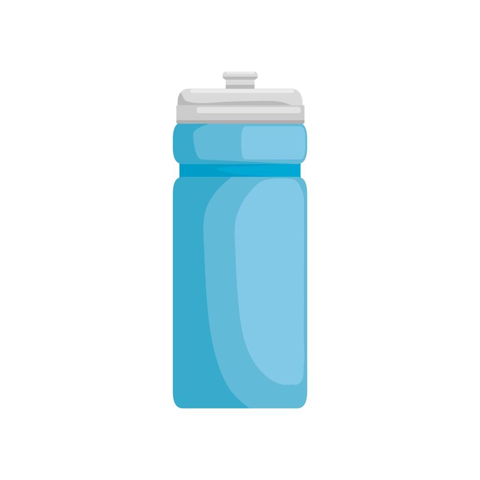 Isolated gym water bottle vector design