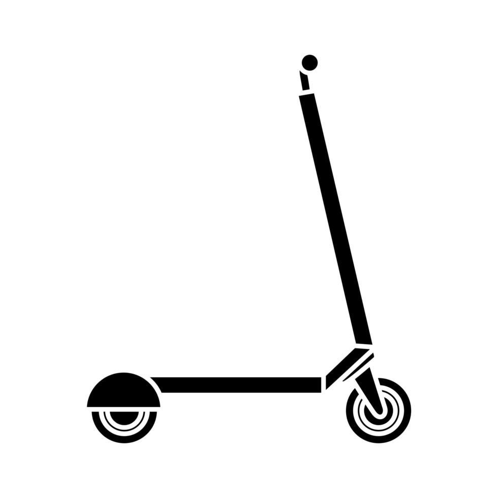 Diseño vectorial de icono de scooter aislado vector