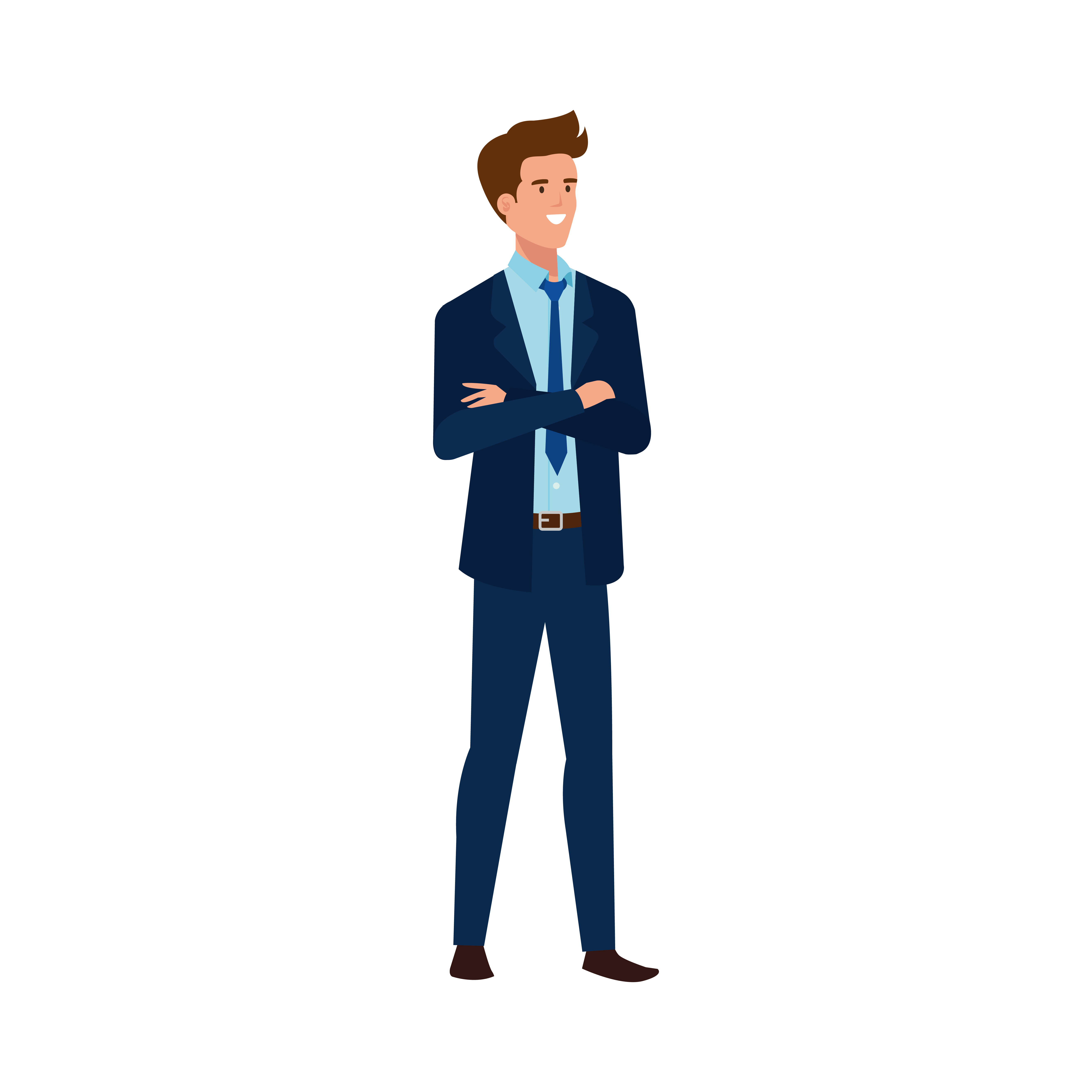 Businessman Avatar Icon Vector Illustration Stock Vector by ©captainvector  392322342