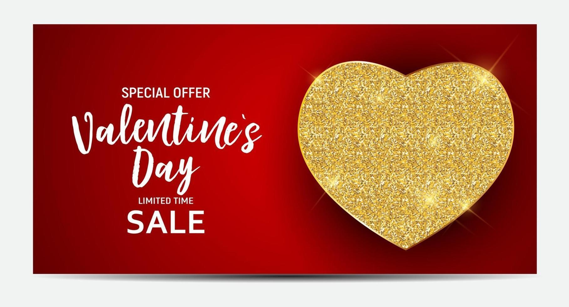 Valentine's Day Love and Feelings Sale Background Design. vector