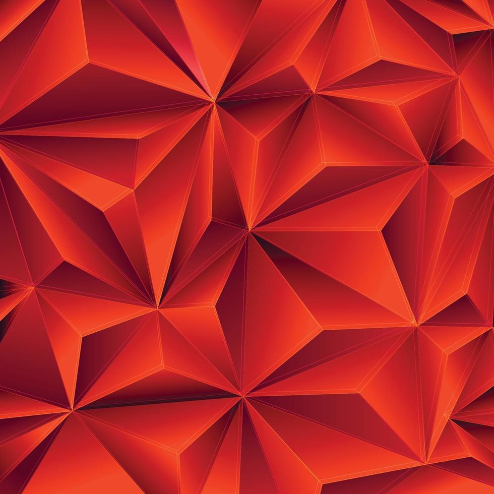 Red Abstract Geometric Background vector