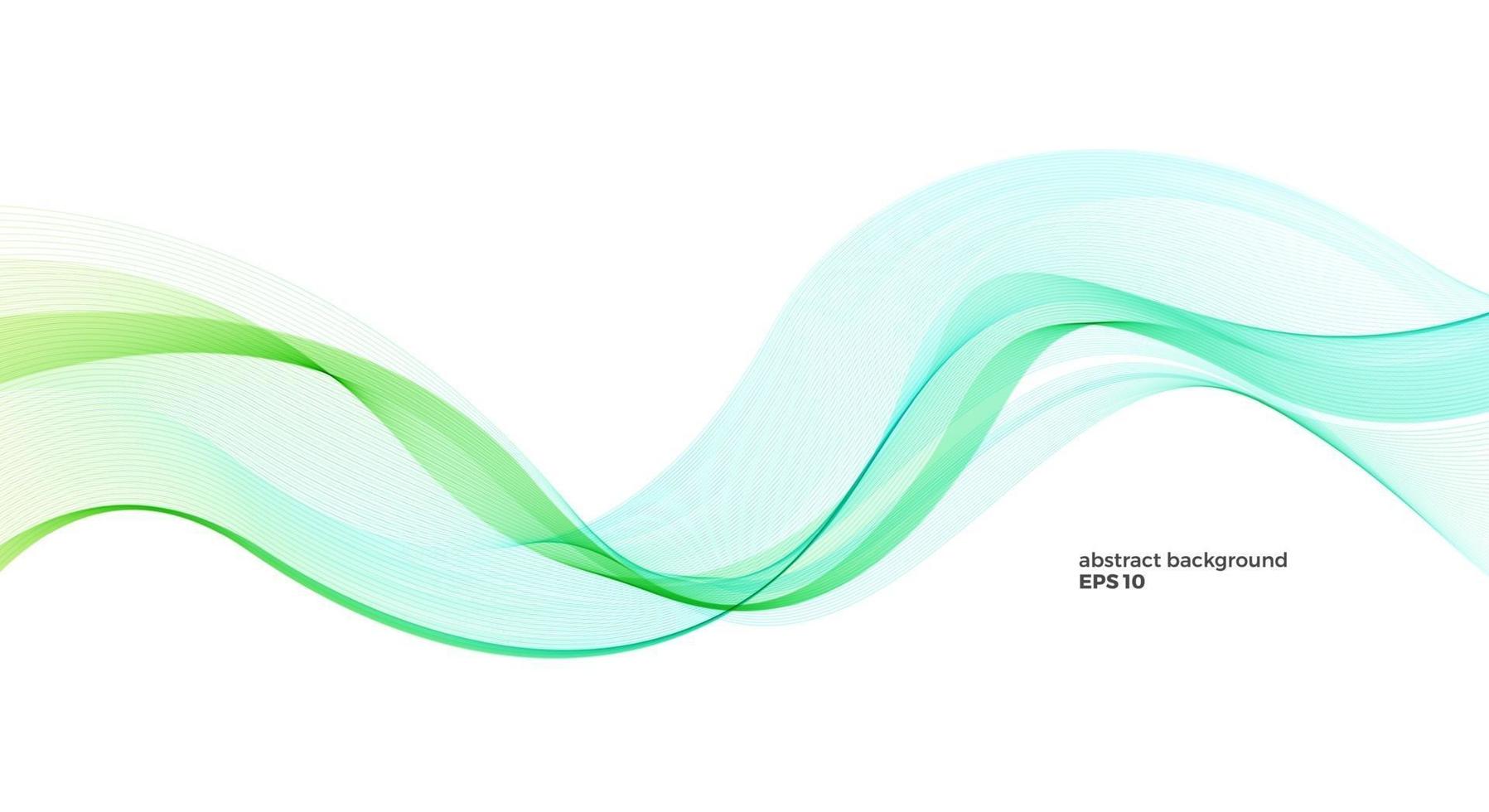 Abstract Green liine wave vector background.