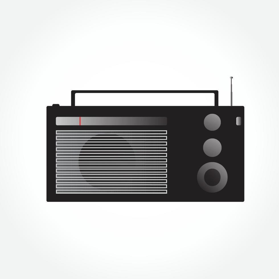 radio icon vector logo template