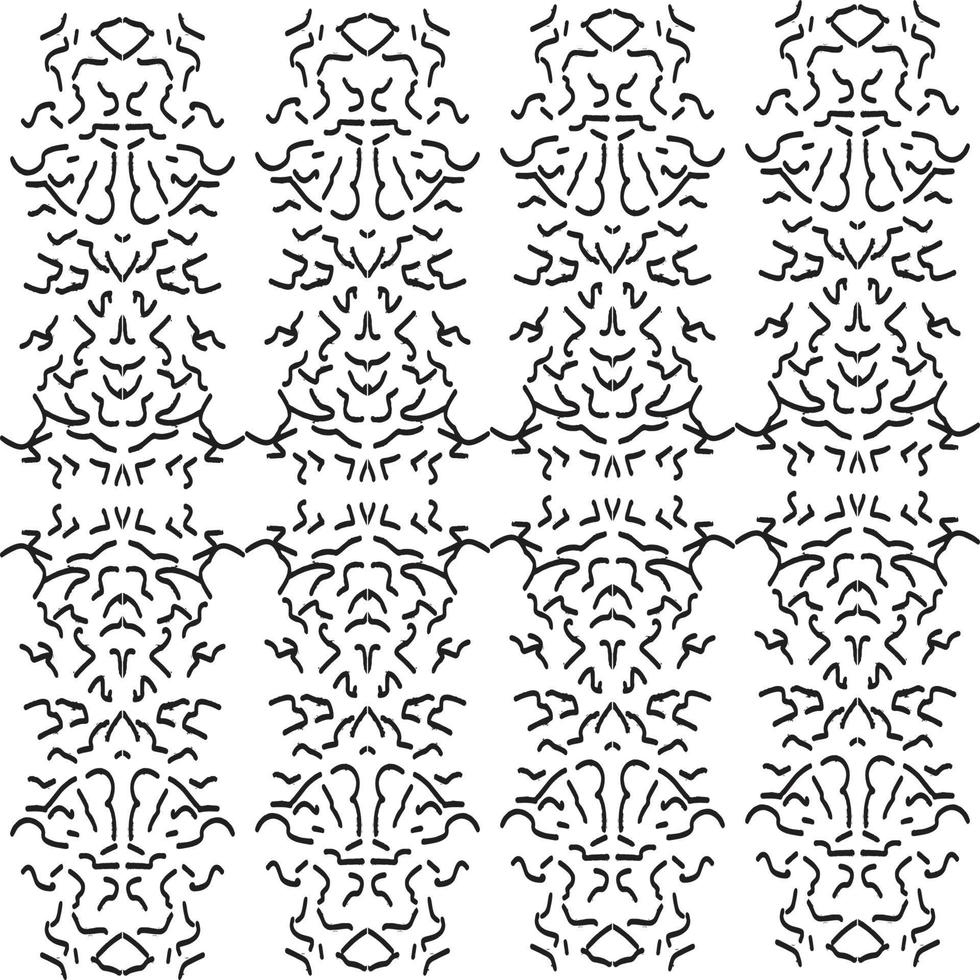 Black Brush Abstract background pattern design vector illustration.