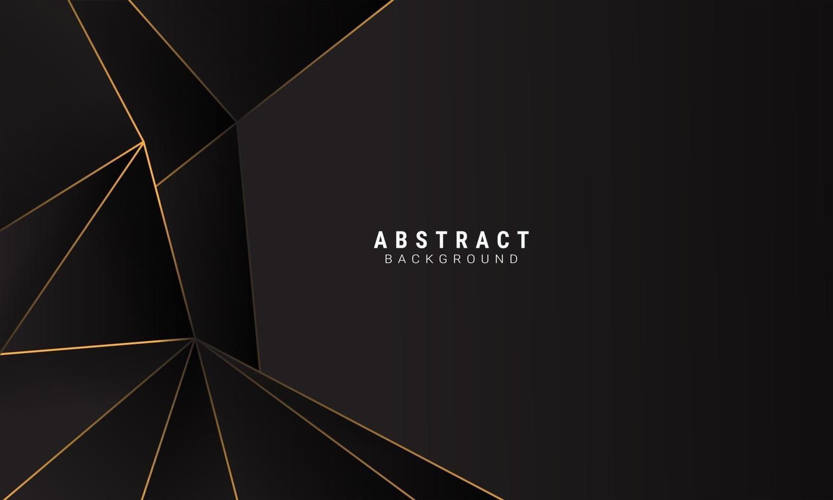 abstract black background vector with luxury dark gold