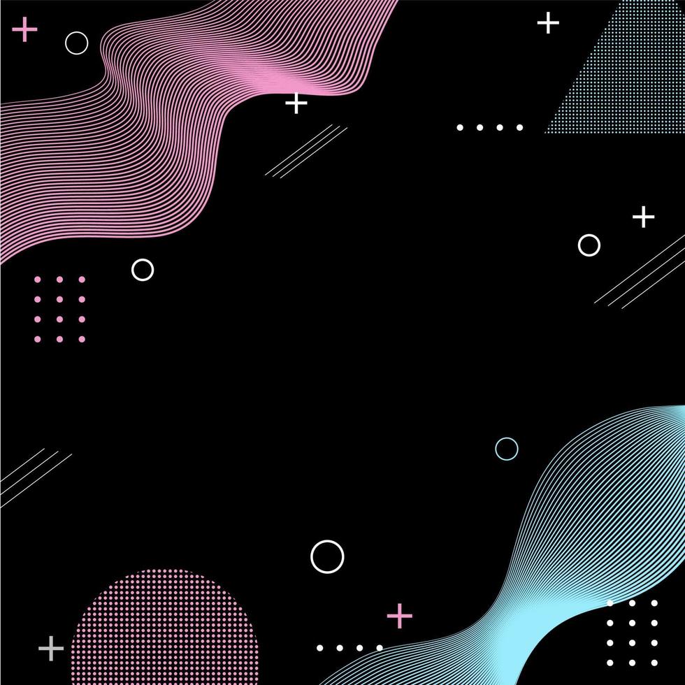Abstract Geometric Minimal Background. Vector Illustration