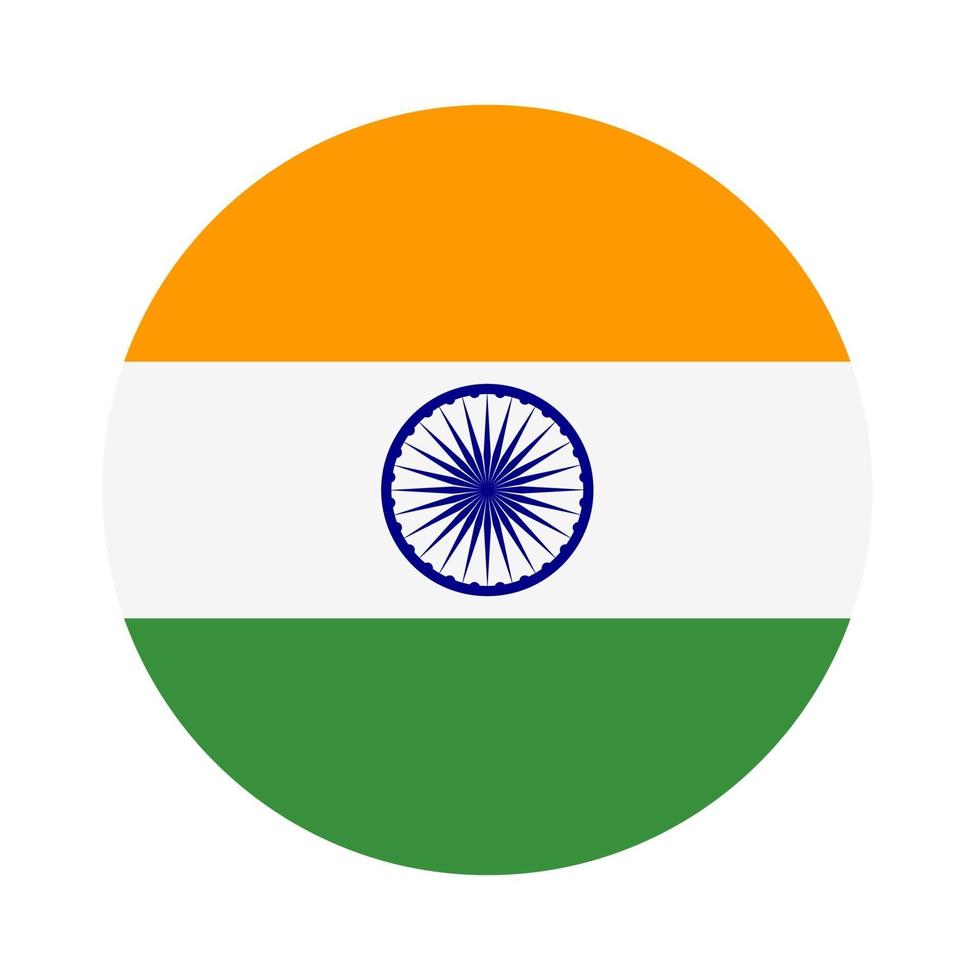 Abstract India Flag Sign. Vector Illustration