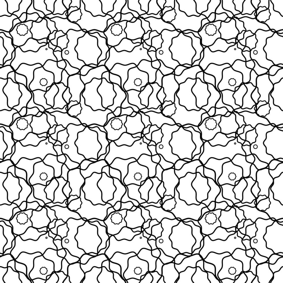 Abstract Psychedelic Art Background. Seamless pattern. vector